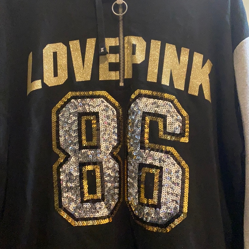 Pink Quarter Zip-up